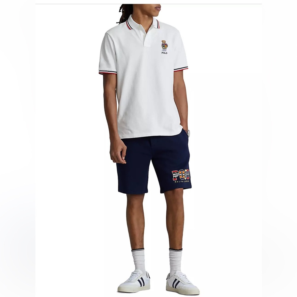 NWT Polo by Ralph Lauren Polo Bear Mesh Short-Sleeve Polo Shirt - Picture 2 of 9